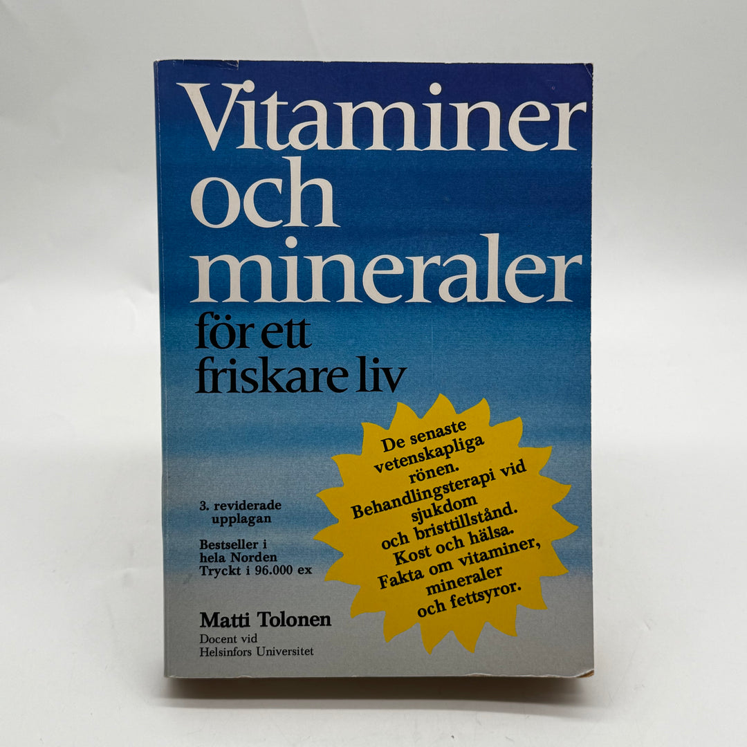 Bok vitaminer och mineraler Matti Tolonen