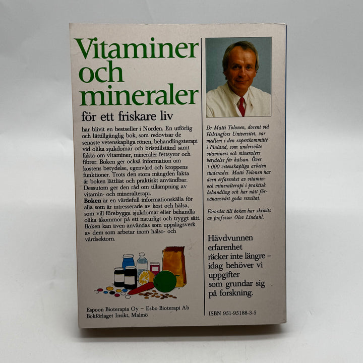 Bok vitaminer och mineraler Matti Tolonen
