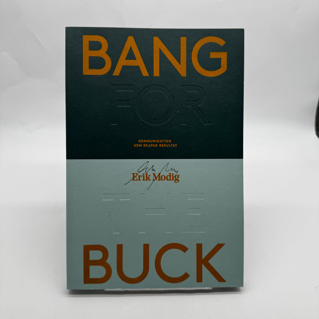 Bang for the Buck marknadsföringsbok Erik Modig