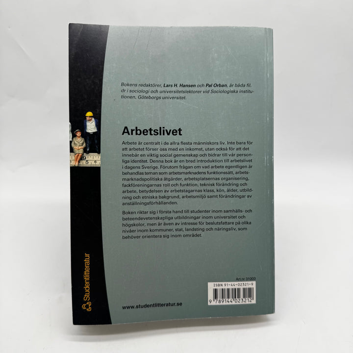 Arbetslivet kursbok sociologi Studentlitteratur begagnad