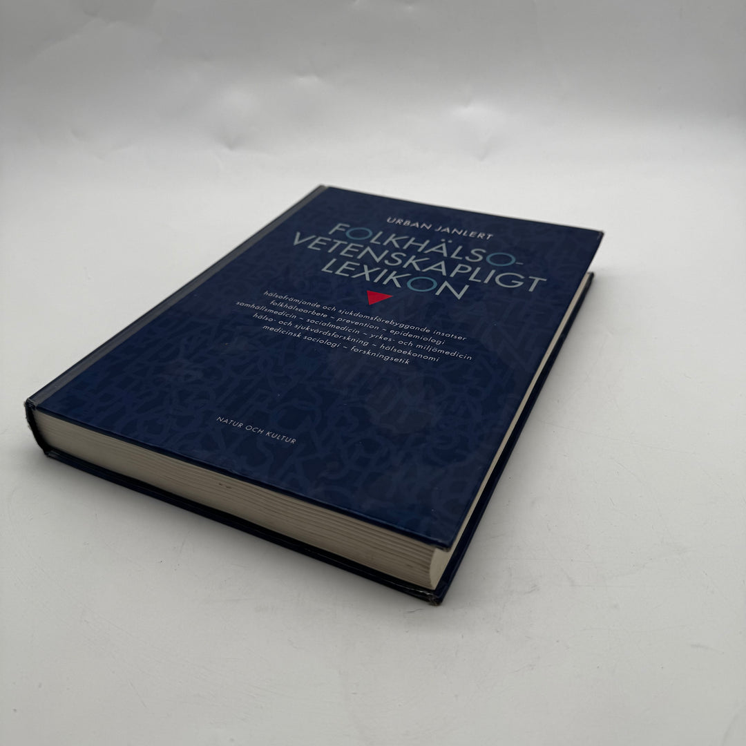 Folkhälsovetenskapligt lexikon Urban Janlert inbunden bok