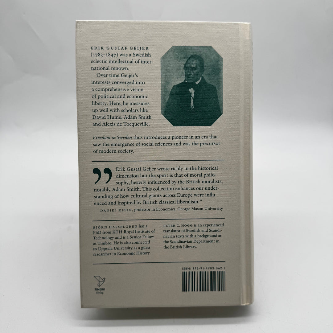 Freedom in Sweden elegant engelsk fackbok Timbro