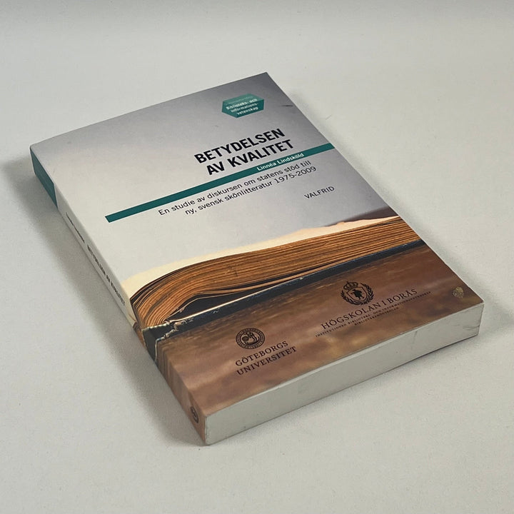 Betydelsen av Kvalitet - Studie i svensk skönlitteratur - Homy Secondhand Online