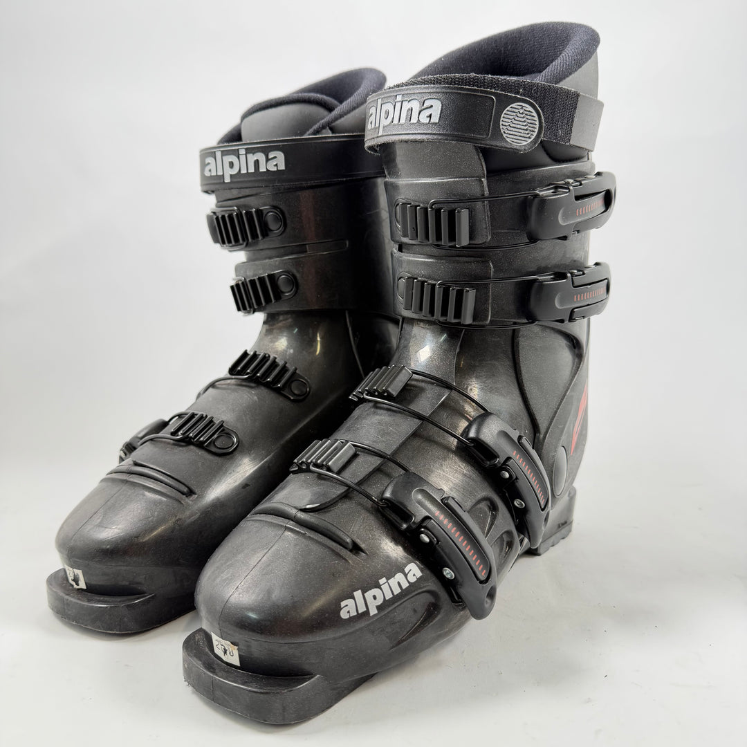 Alpina svarta skidpjäxor sportig modell