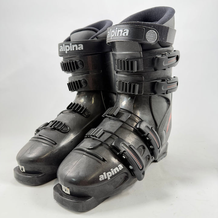 Alpina svarta skidpjäxor sportig modell