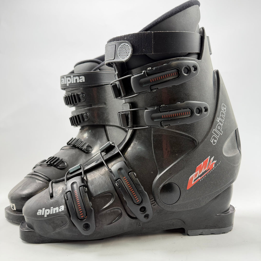 Alpina svarta skidpjäxor sportig modell
