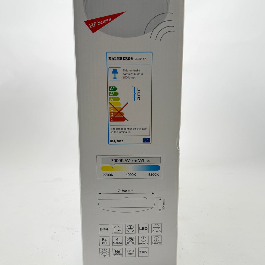 Malmbergs Trento LED takplafond med sensor