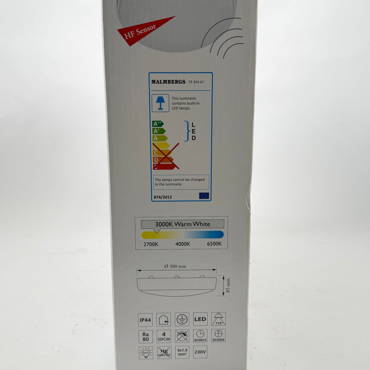 Malmbergs Trento LED takplafond med sensor