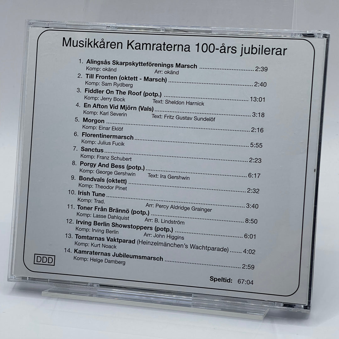 Musikkåren Kamraterna 100-årsjubileum CD Retro