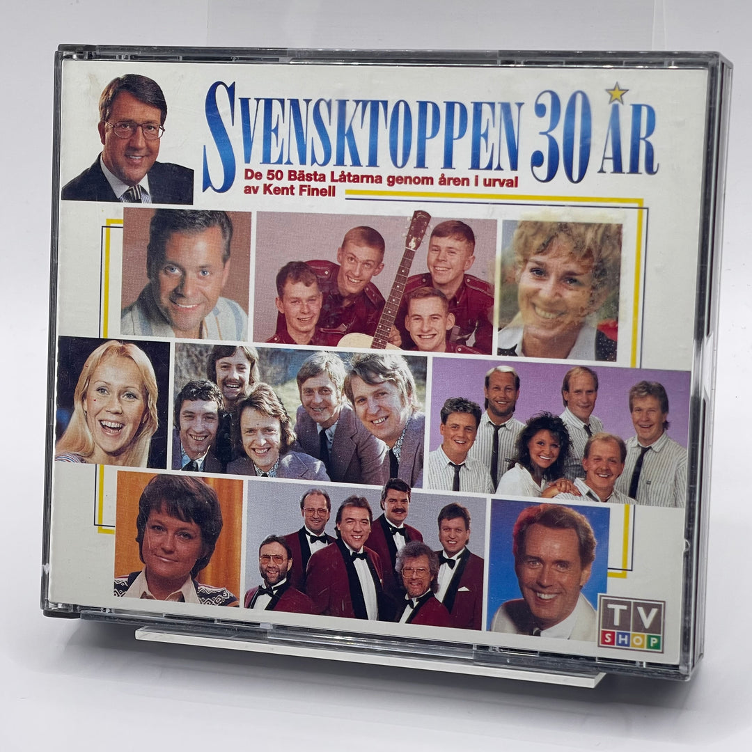 Retro CD-samling Svensktoppens 30-årsjubileum