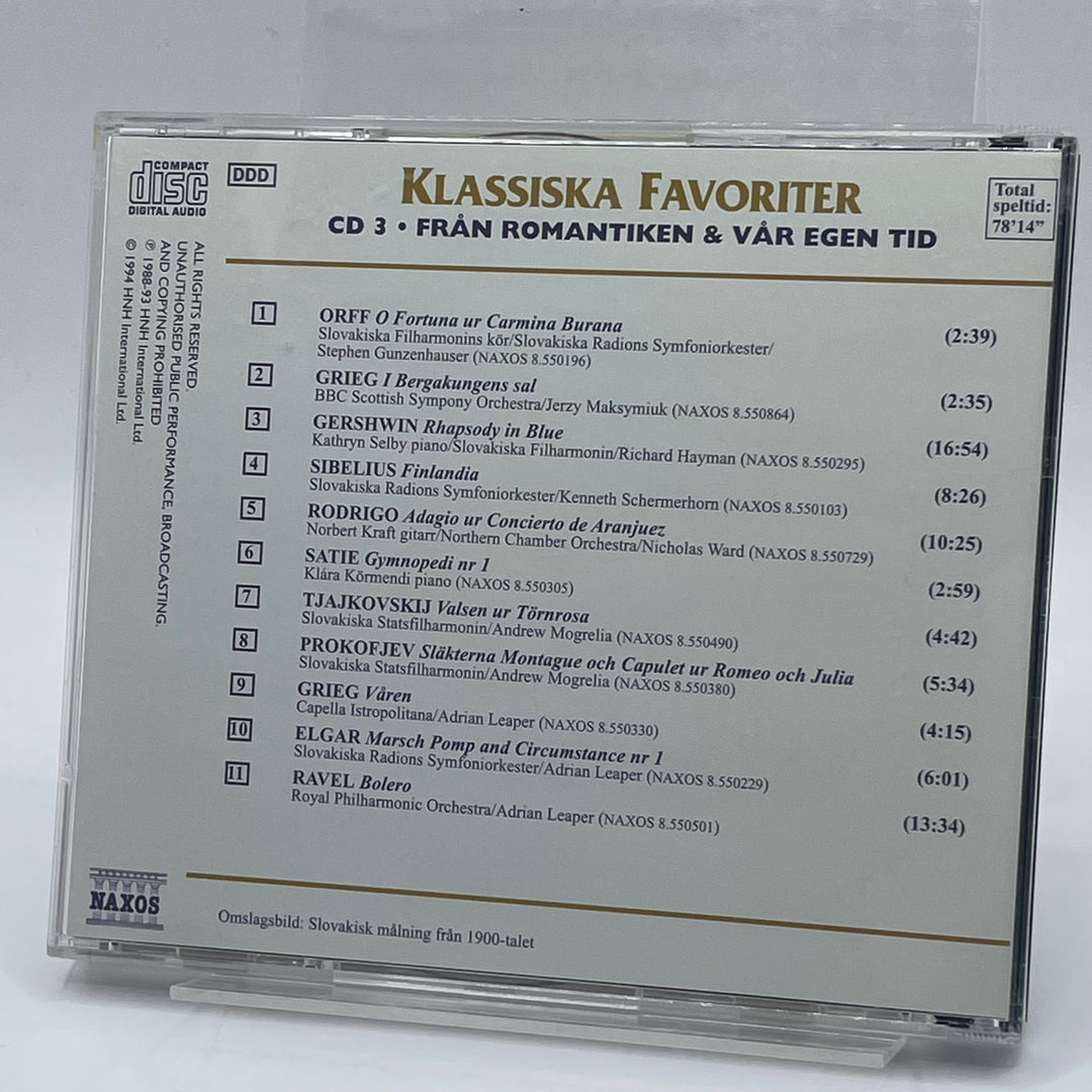Klassiska Favoriter CD med Romantisk Musik