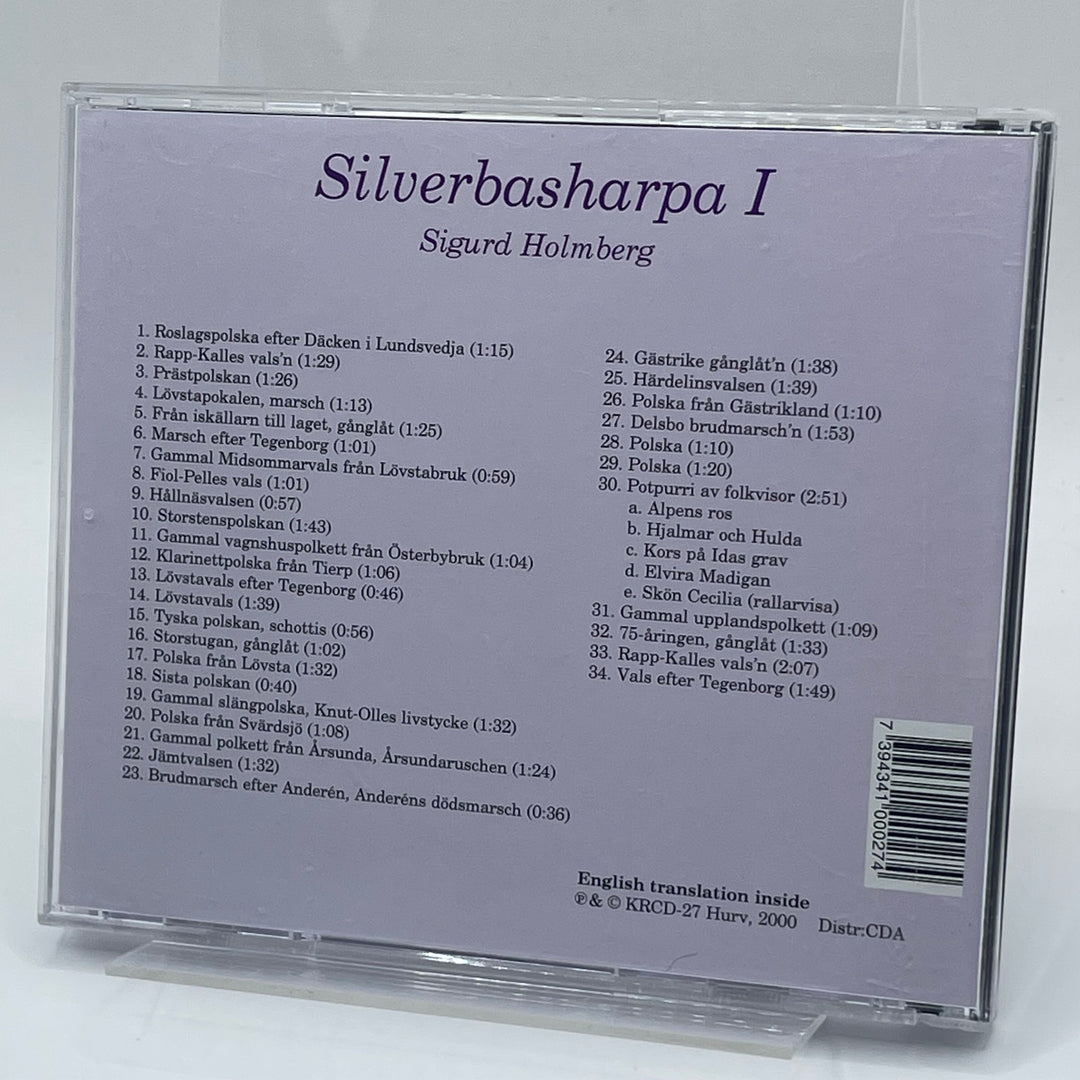 Silverbasharpa I CD av Sigurd Holmberg