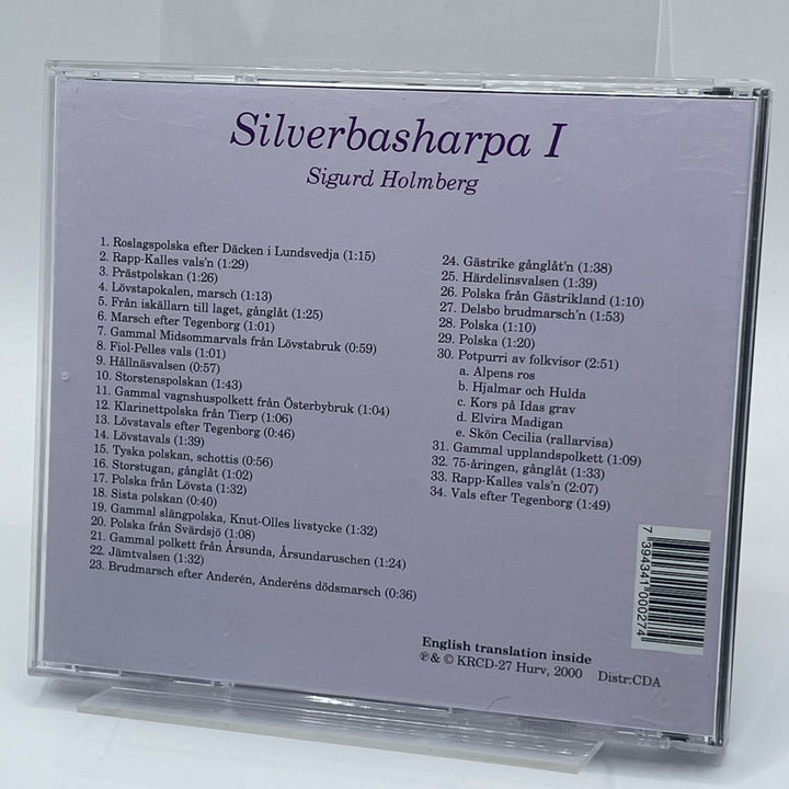 Silverbasharpa I CD av Sigurd Holmberg