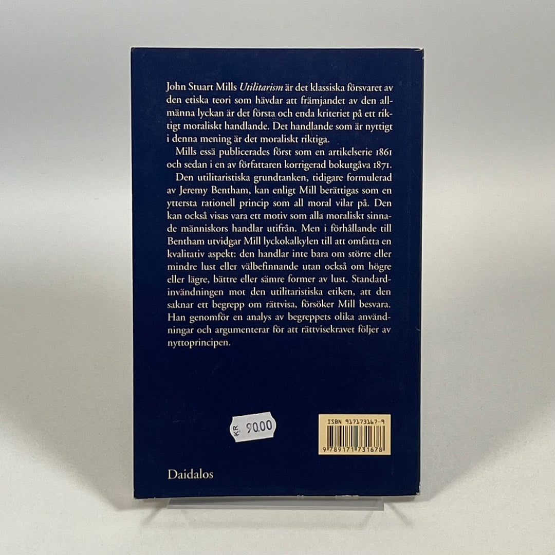 Klassiker av John Stuart Mill - Utilitarism Daidalos - Homy Secondhand Online