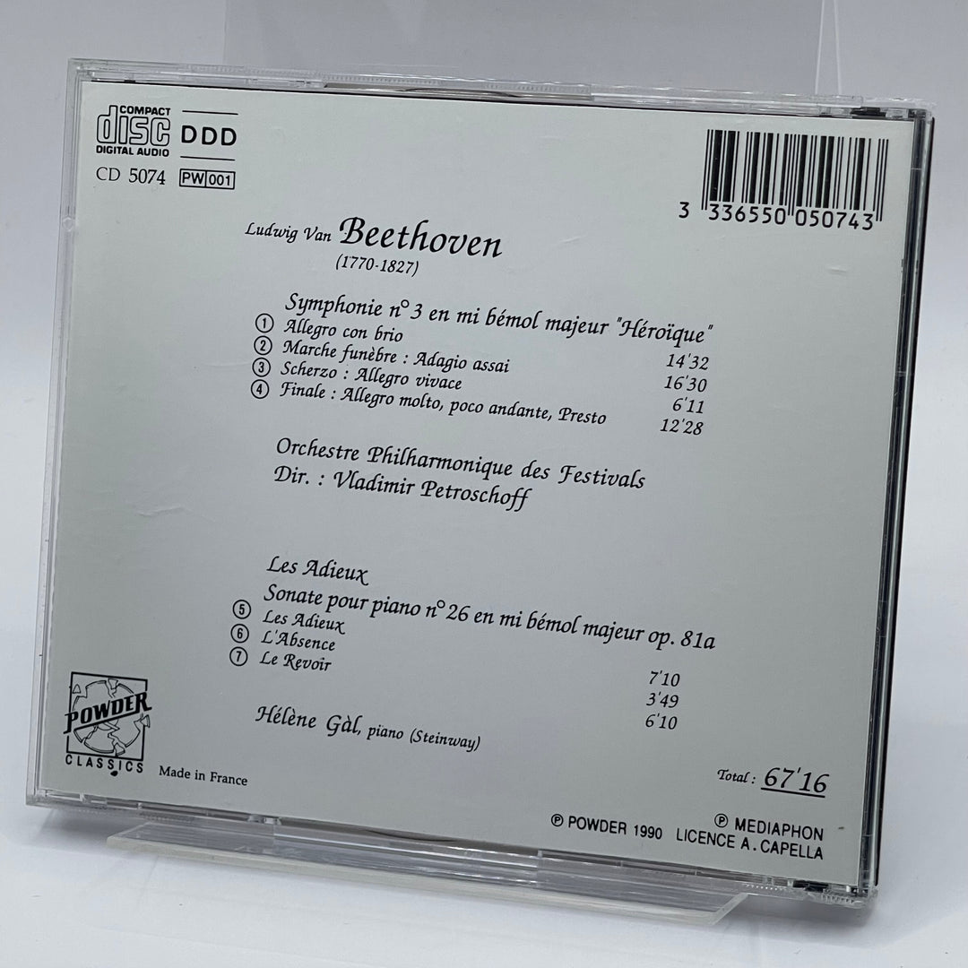 Beethoven CD Symfoni nr 3 Héroïque