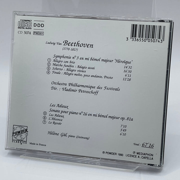 Beethoven CD Symfoni nr 3 Héroïque