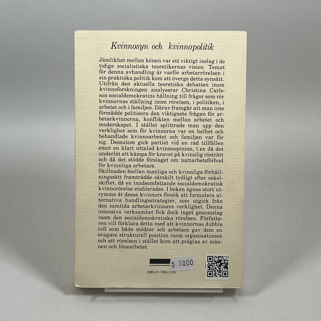 Kvinnosyn inom svensk socialdemokrati 1880 - 1910 - Homy Secondhand Online