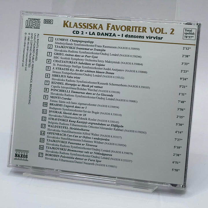 Klassiska Favoriter Volym 2 CD Naxos