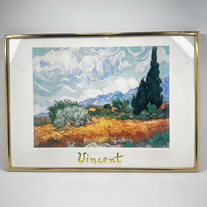 Inramad Reproduktion av Vincent van Goghs Landskap - Homy Secondhand Online