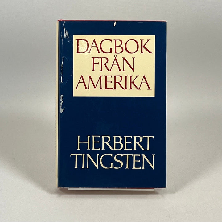 Dagbok från Amerika av Herbert Tingsten - Homy Secondhand Online