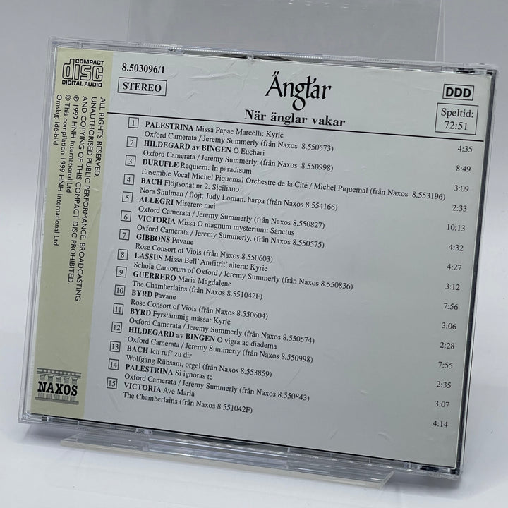 Klassisk CD Änglar När änglar vakar Naxos