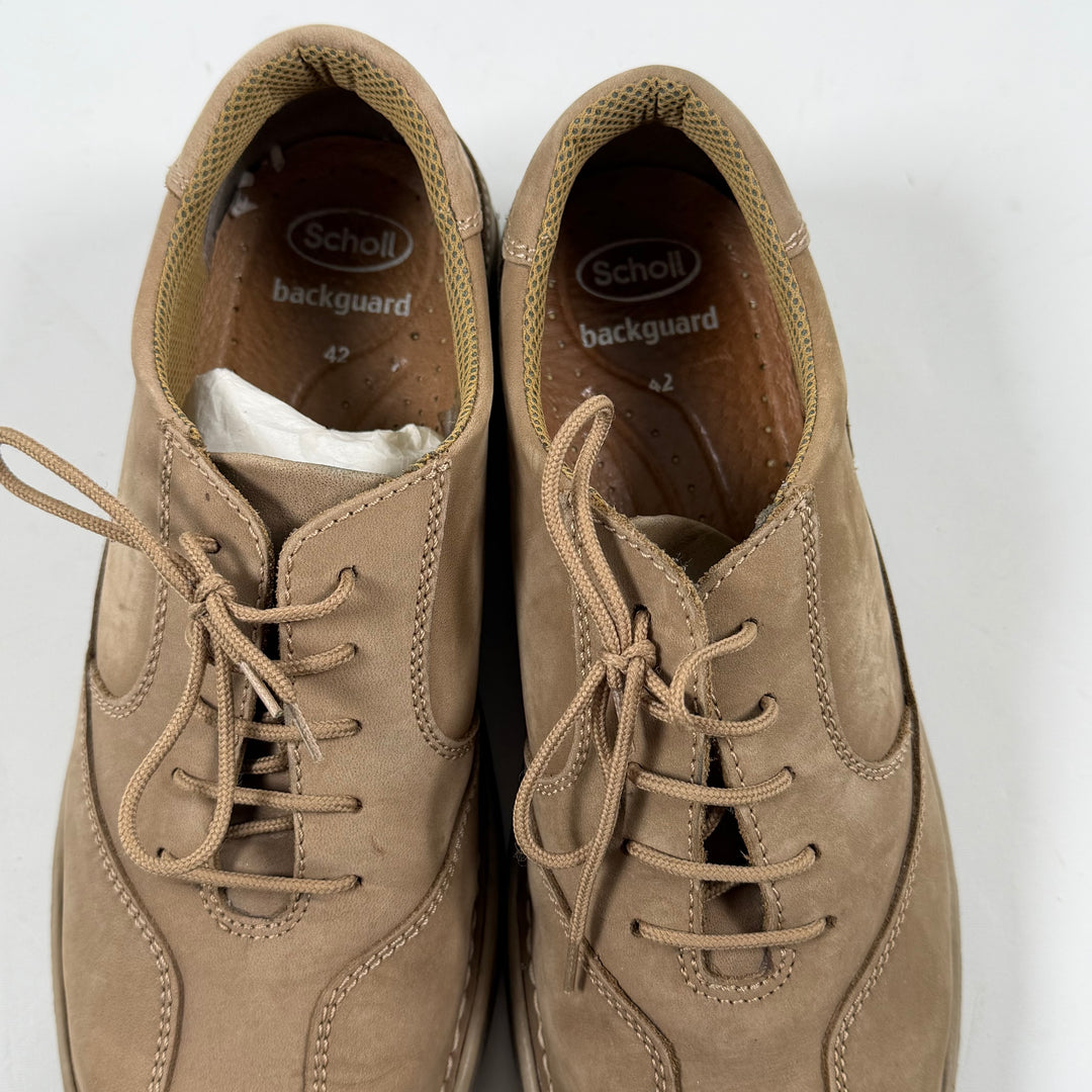 Eleganta beige läderskor från Scholl herr 42