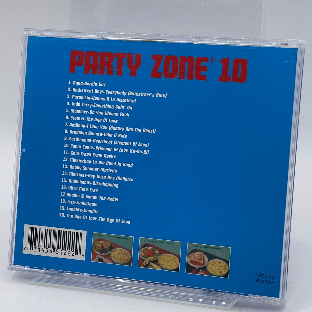 PARTY ZONE 10 Musik-CD Retro 90-talet