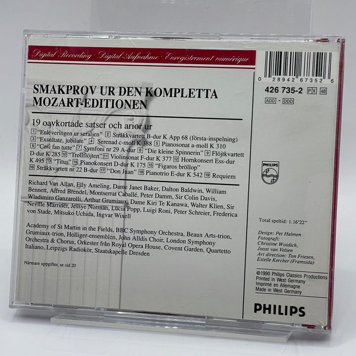 Philips Mozart Edition CD Klassisk Musik