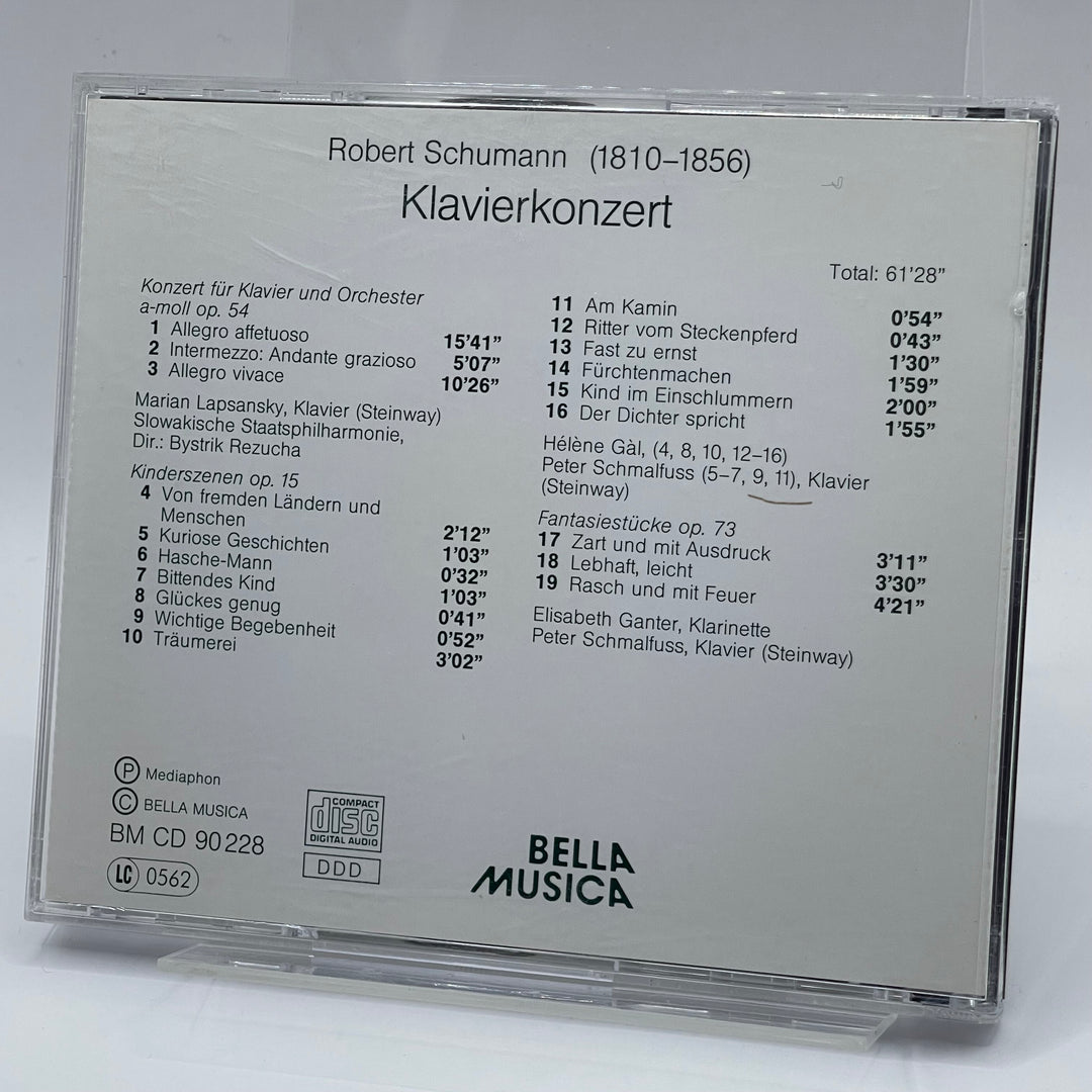 Robert Schumann Klavierkonzert CD Klassisk