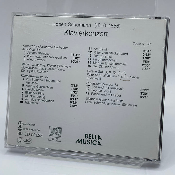 Robert Schumann Klavierkonzert CD Klassisk