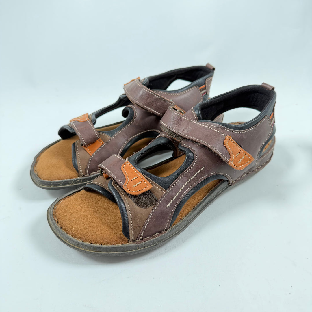 Josef Seibel Retro Sandaler i Läder/Textil