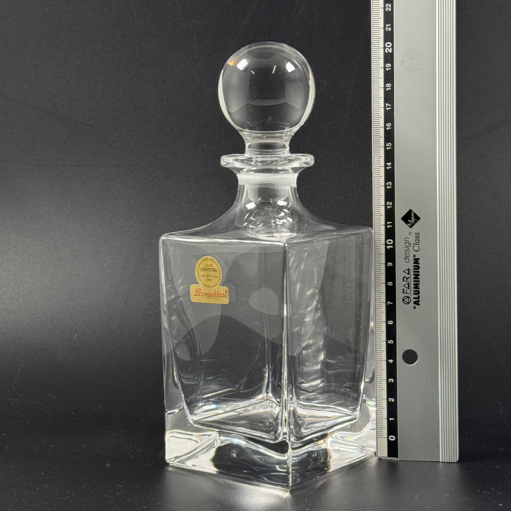 Elegant rektangulär kristallkaraff i blyglas Primavera
