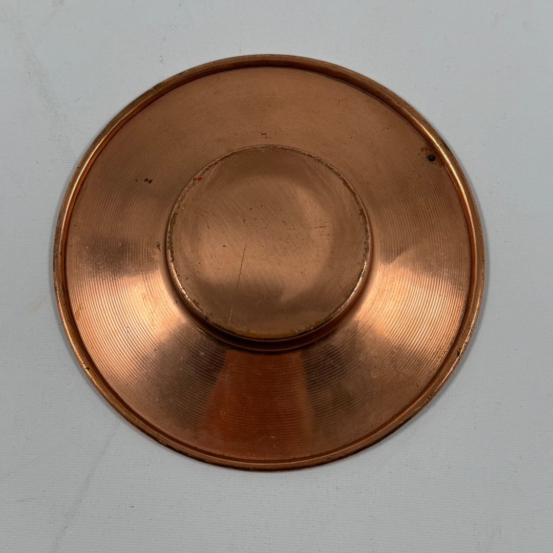 Retro dekorativ tallrik med Antalya-motiv