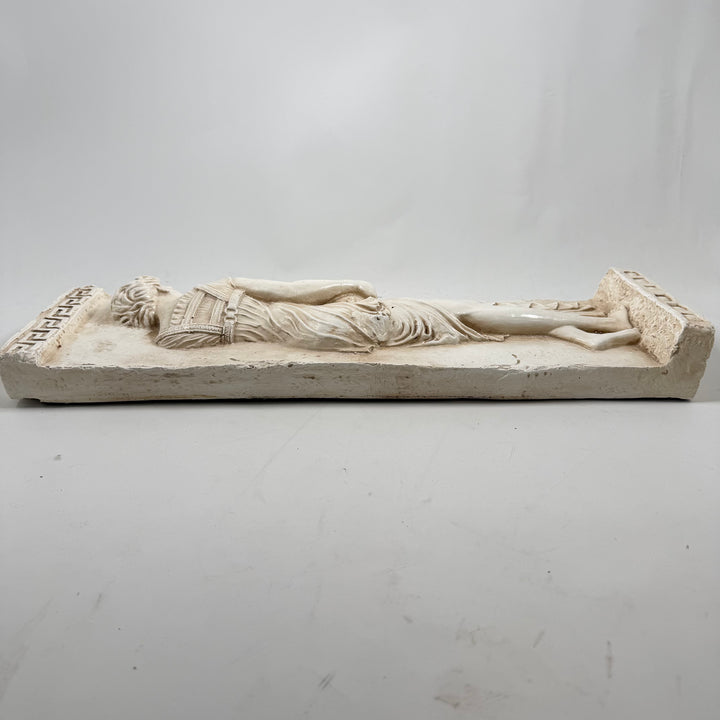 Grekisk relieffigur i gips 56 cm retro