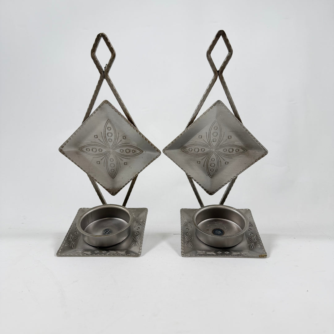 Retro väggljuslykta i metall 27 cm