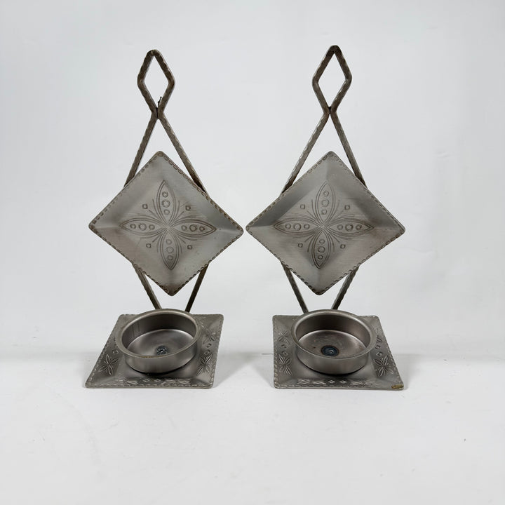 Retro väggljuslykta i metall 27 cm