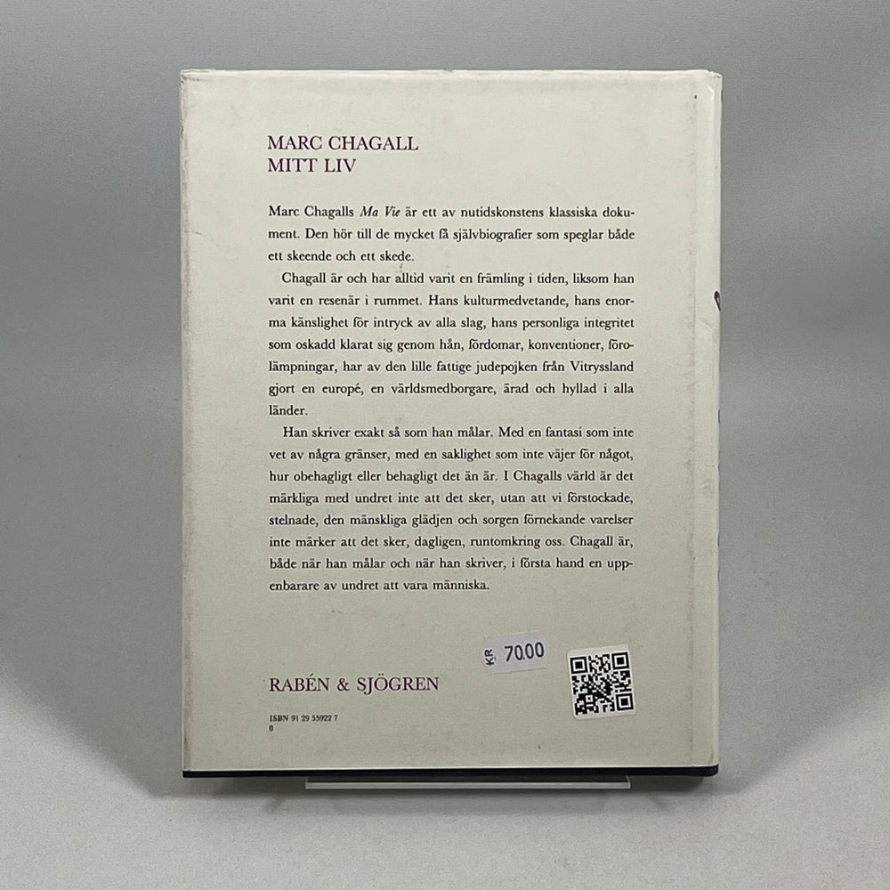 Marc Chagall Illustrerad Bok "Mitt Liv" - Homy Secondhand Online