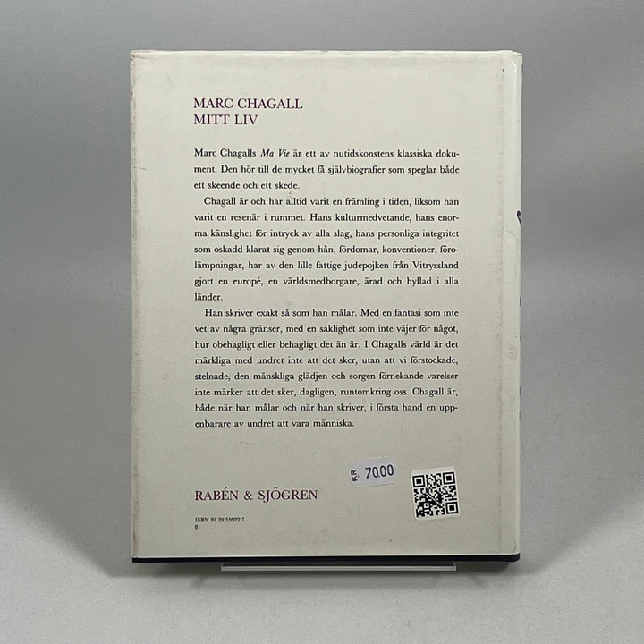 Marc Chagall Illustrerad Bok "Mitt Liv" - Homy Secondhand Online