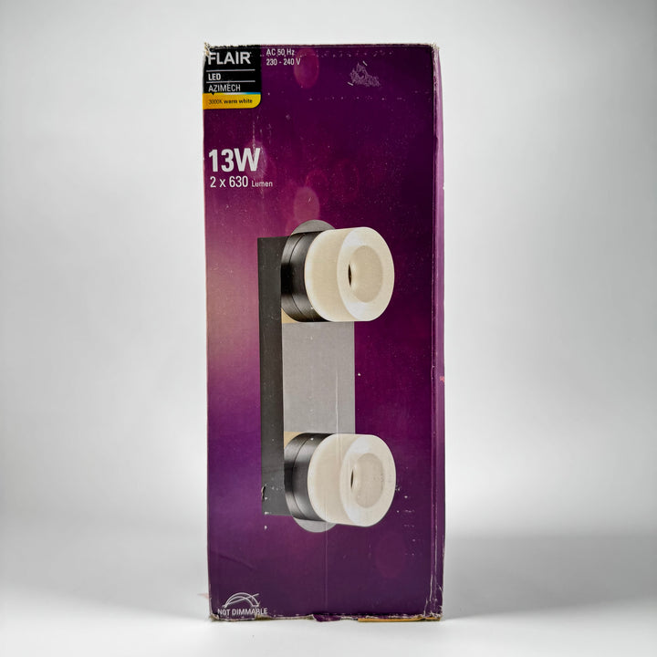 Elegant LED vägglampa Flair Azimech modern