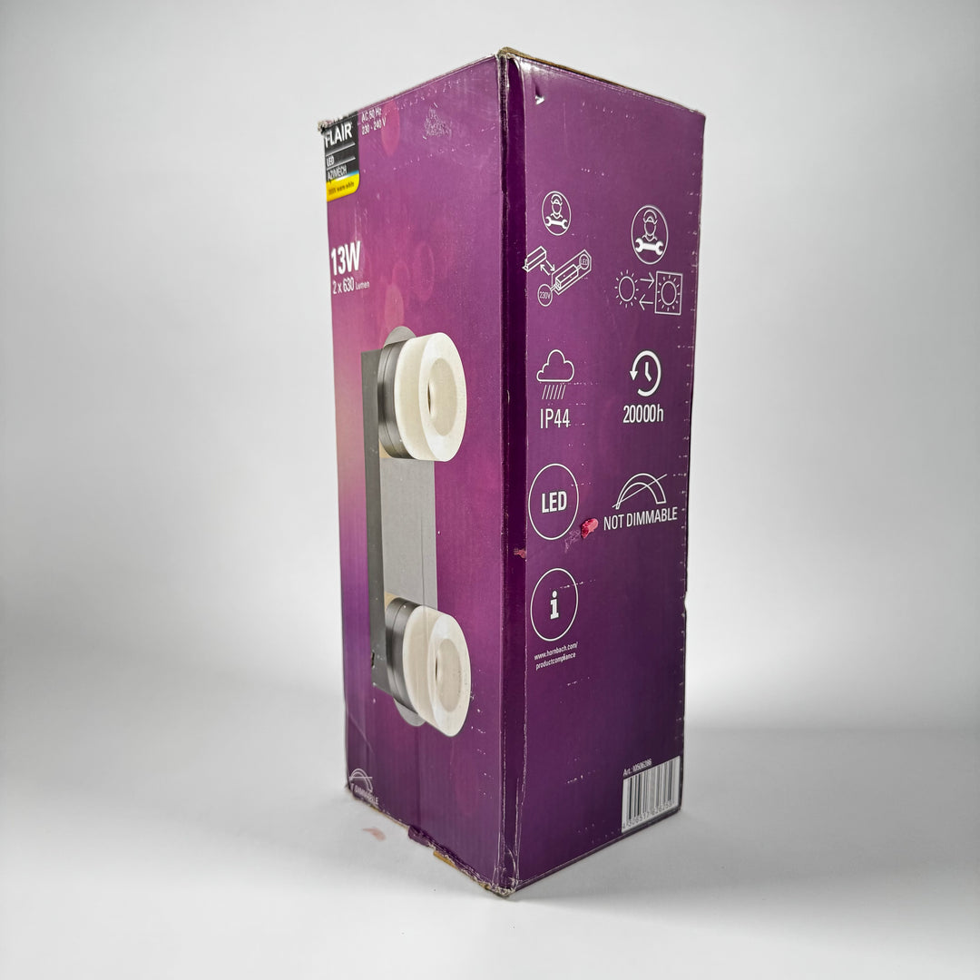 Elegant LED vägglampa Flair Azimech modern