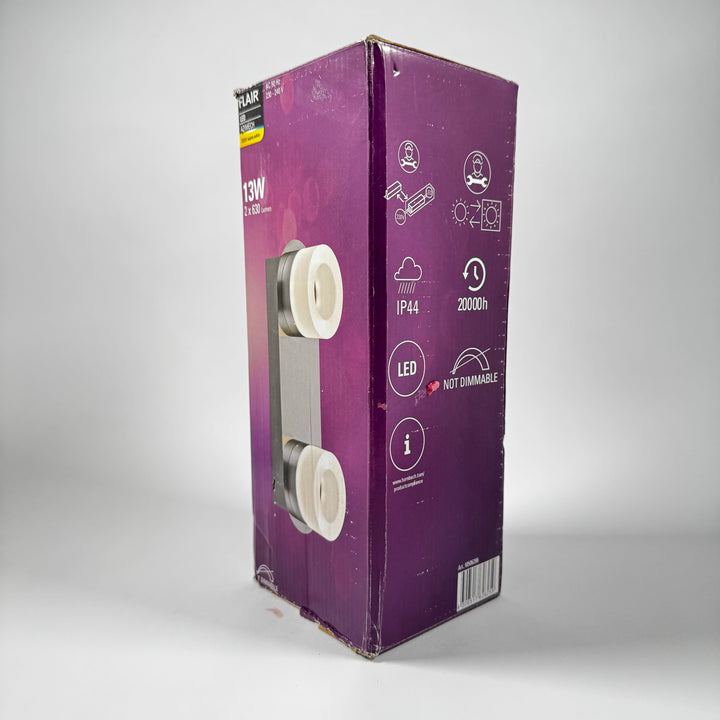 Elegant LED vägglampa Flair Azimech modern