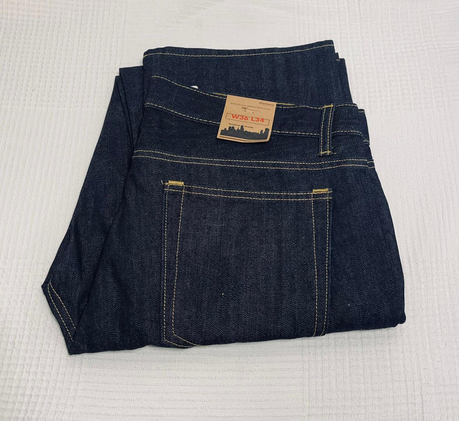 Mörkblå Dressmann Jeans W36 L34 - Homy Secondhand Online