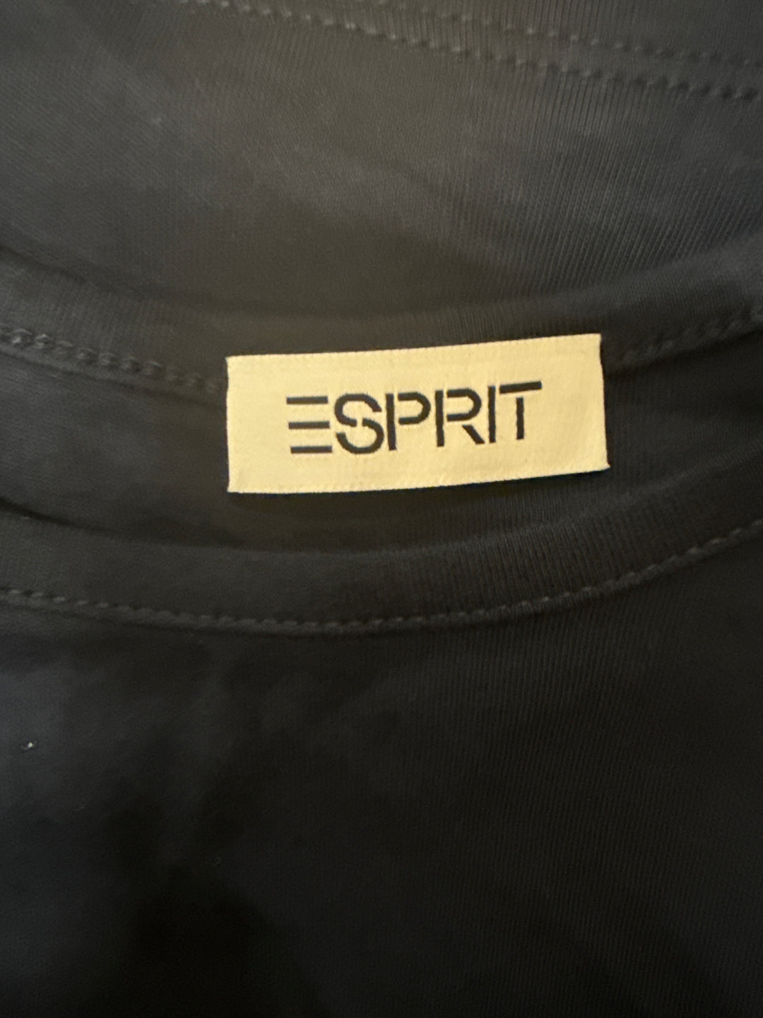 Esprit Marinblå ärmlös topp i bomull
