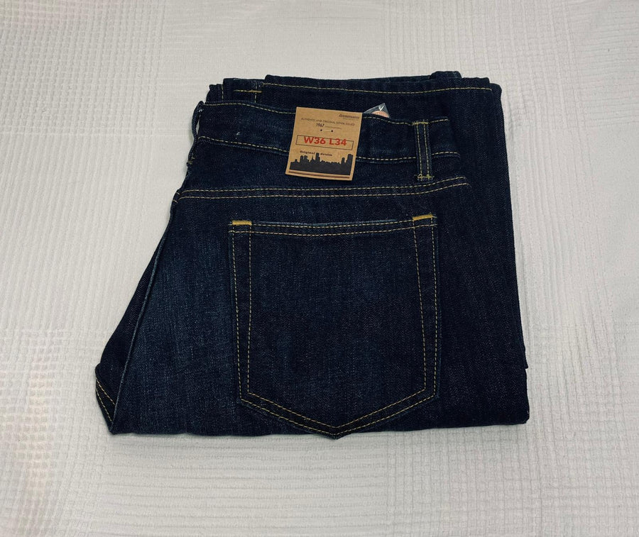 Mörkblå Jeans från Dressmann, Storlek W36 L34 - Homy Secondhand Online