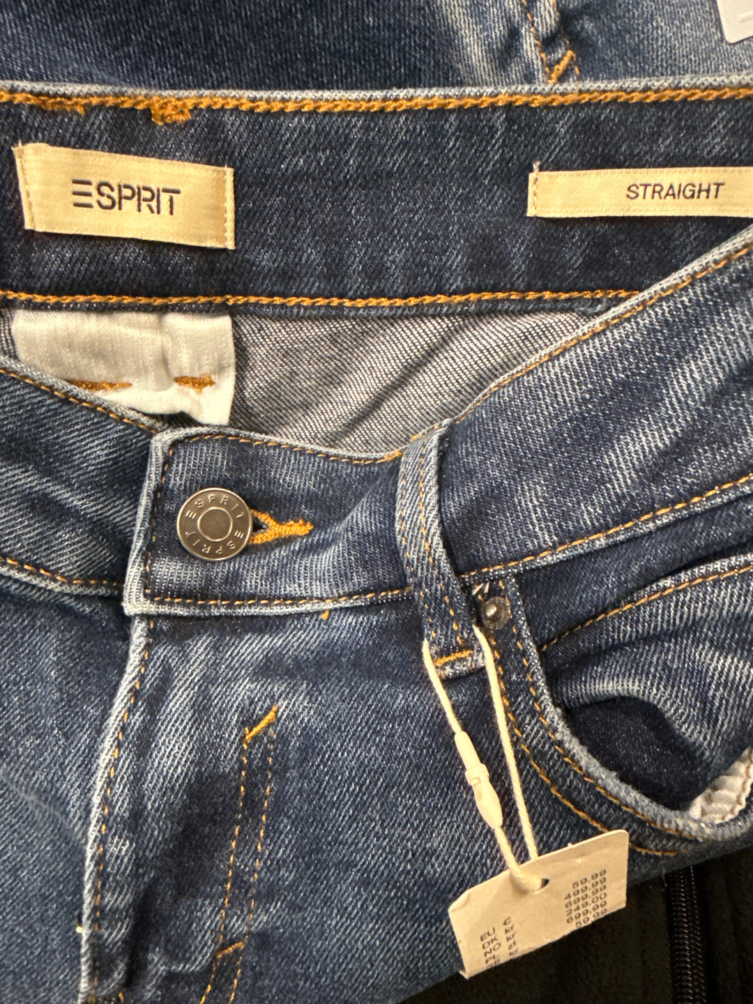 Esprit jeans i klassisk blå denim