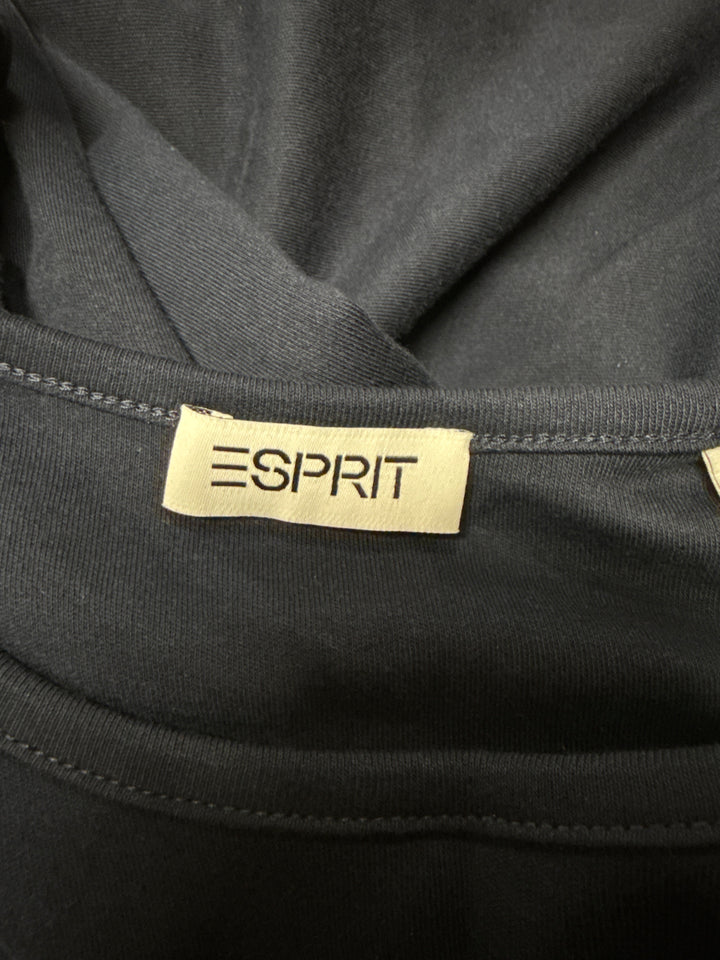 Esprit - Marinblå elegant maxiklänning med ärmfri design