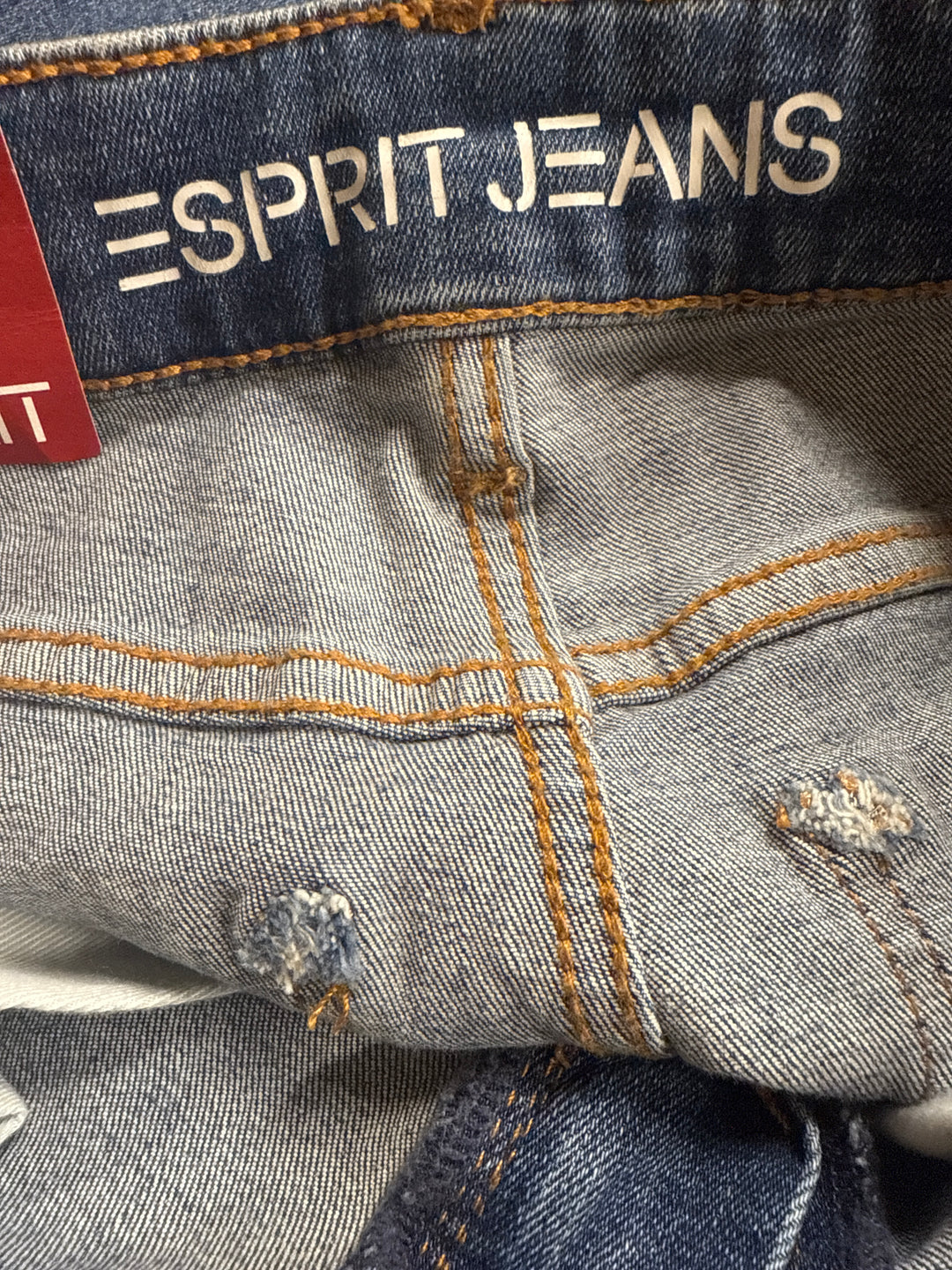 Esprit blåjeans i slim fit modell